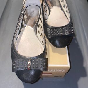 LOVED Michael Kors Larissa Ballet Black 9.5 flat with box